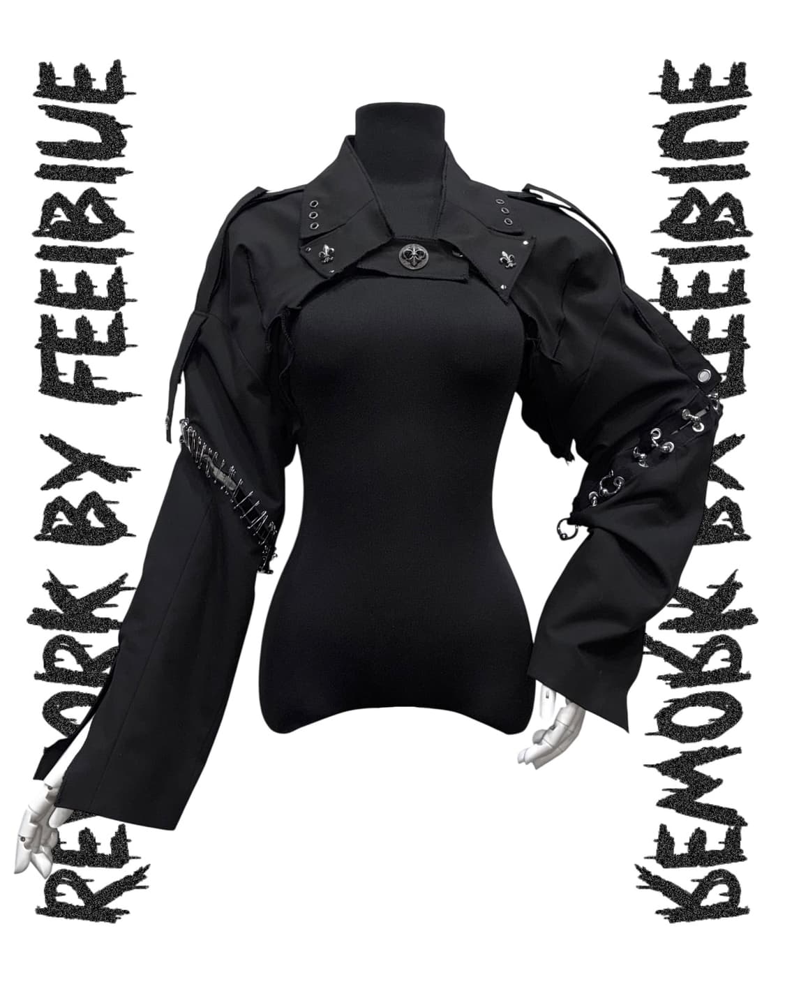 FEELBLUE REWORK NOIR HALO Layered Jacket 상품이미지2