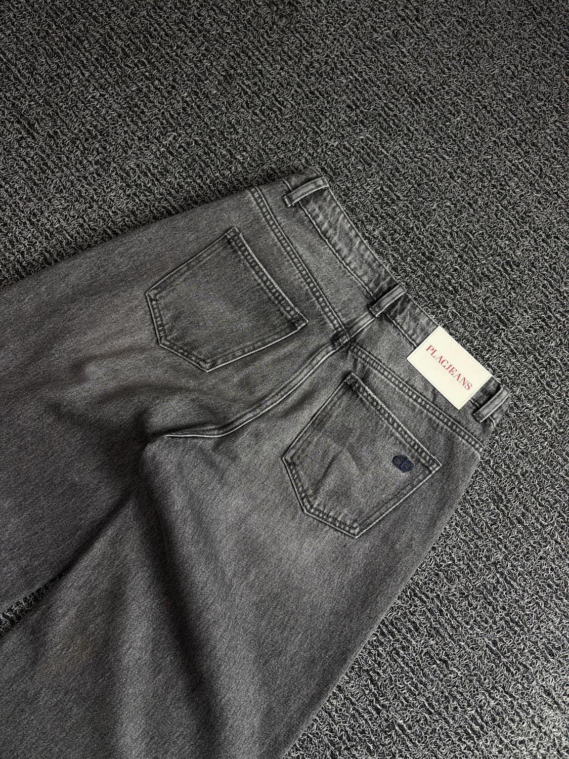 PLAC 와이드핏 흑청 데님 팬츠 4270 상품이미지5