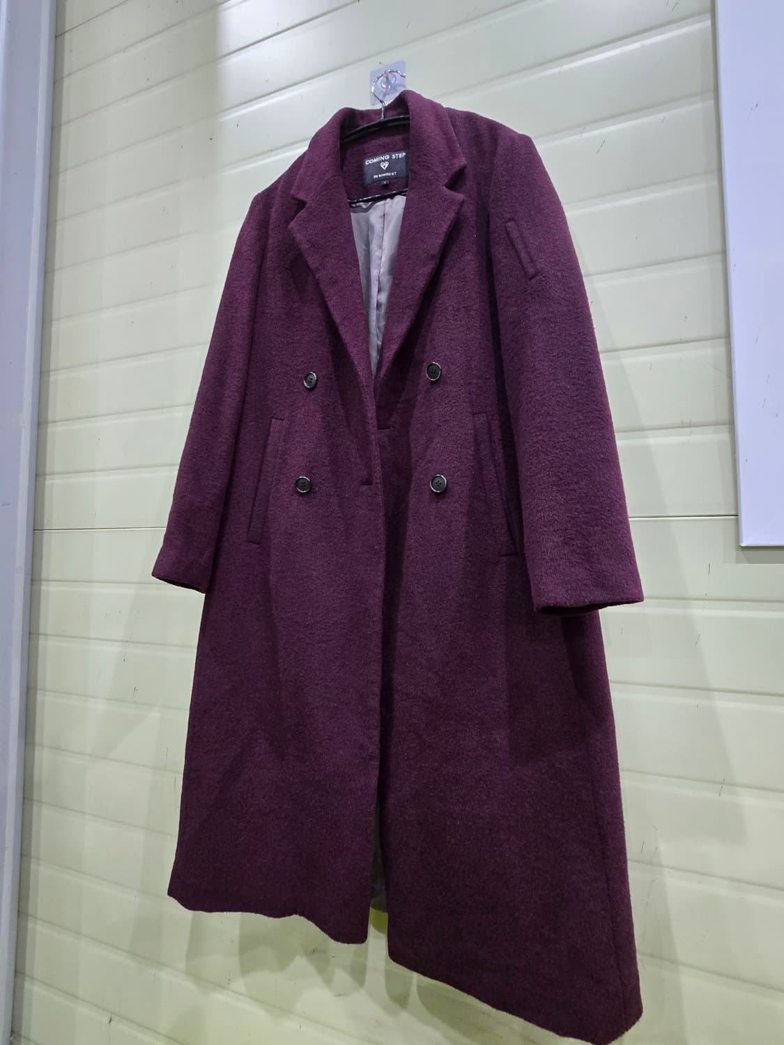 COMING STEP 울 혼방 더블 코트   상품이미지1