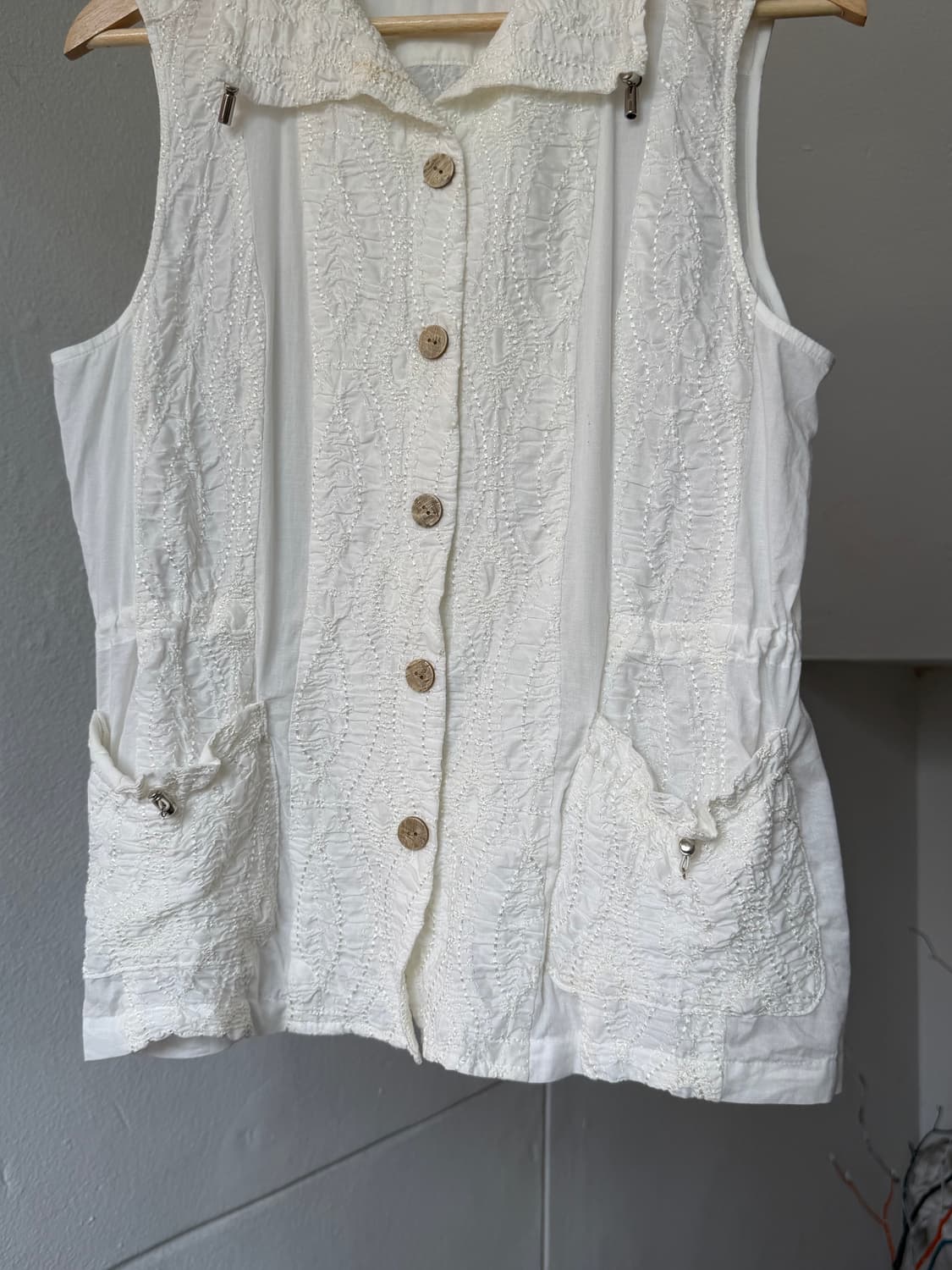 에스닉 레이스 레이어드 베스트 상품이미지3