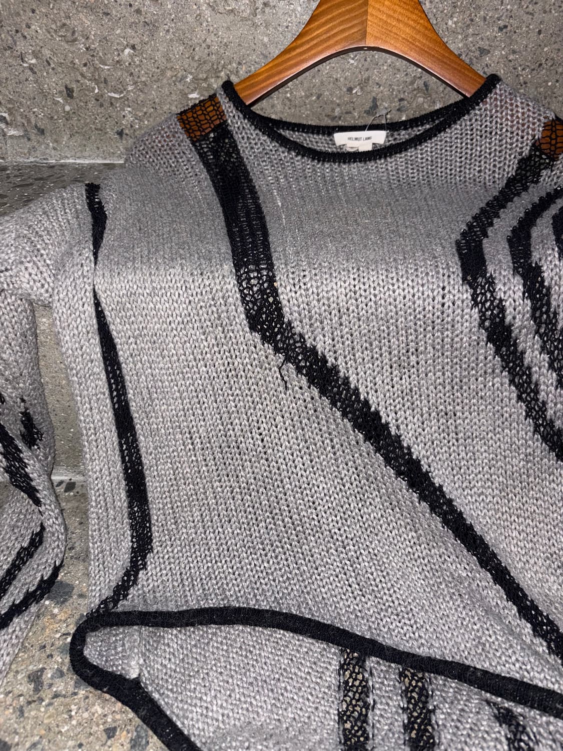 헬무트 랭 언발란스 메쉬 니트 상품이미지9