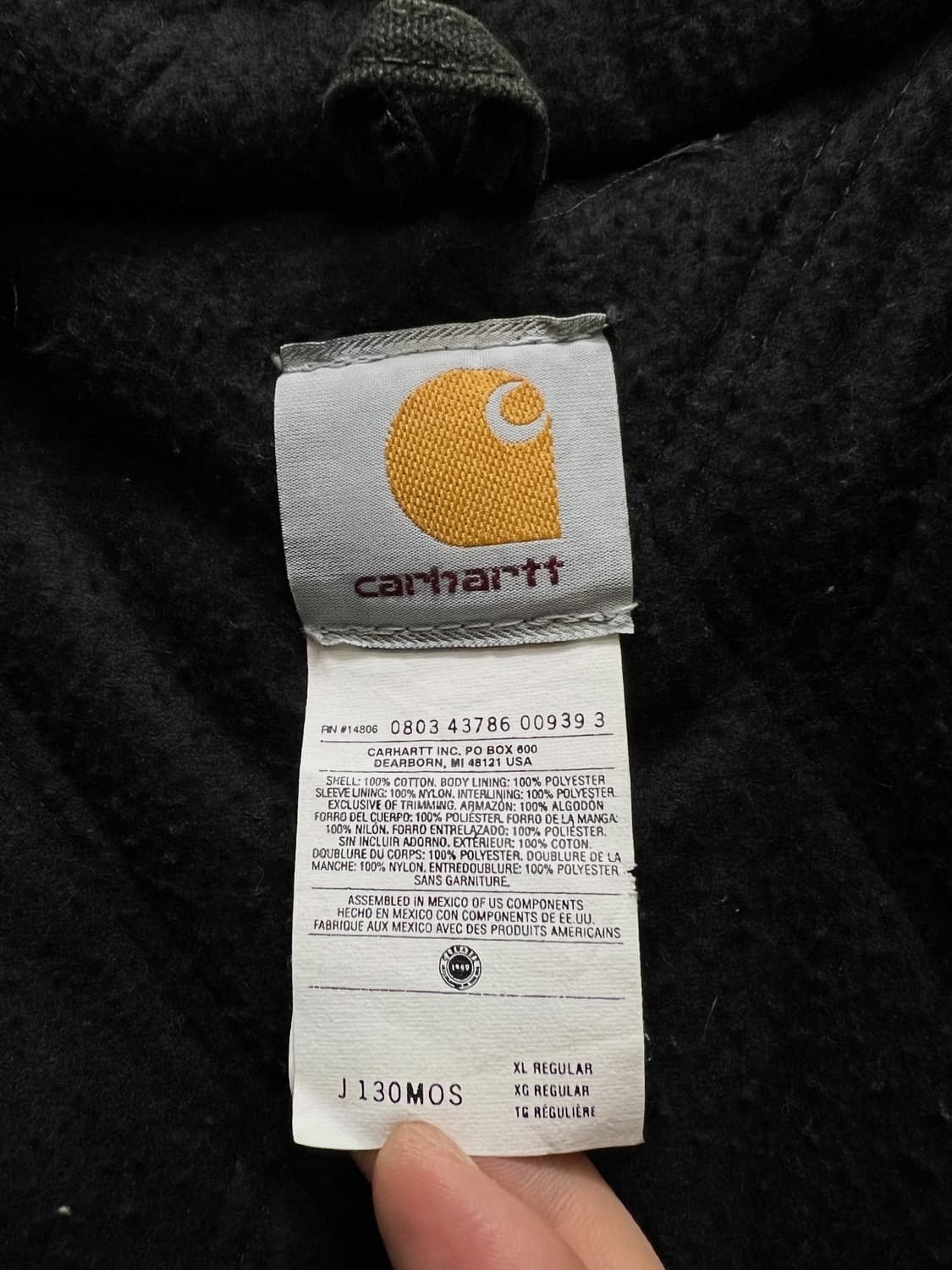 칼하트 J130 덕액티브 자켓 상품이미지5