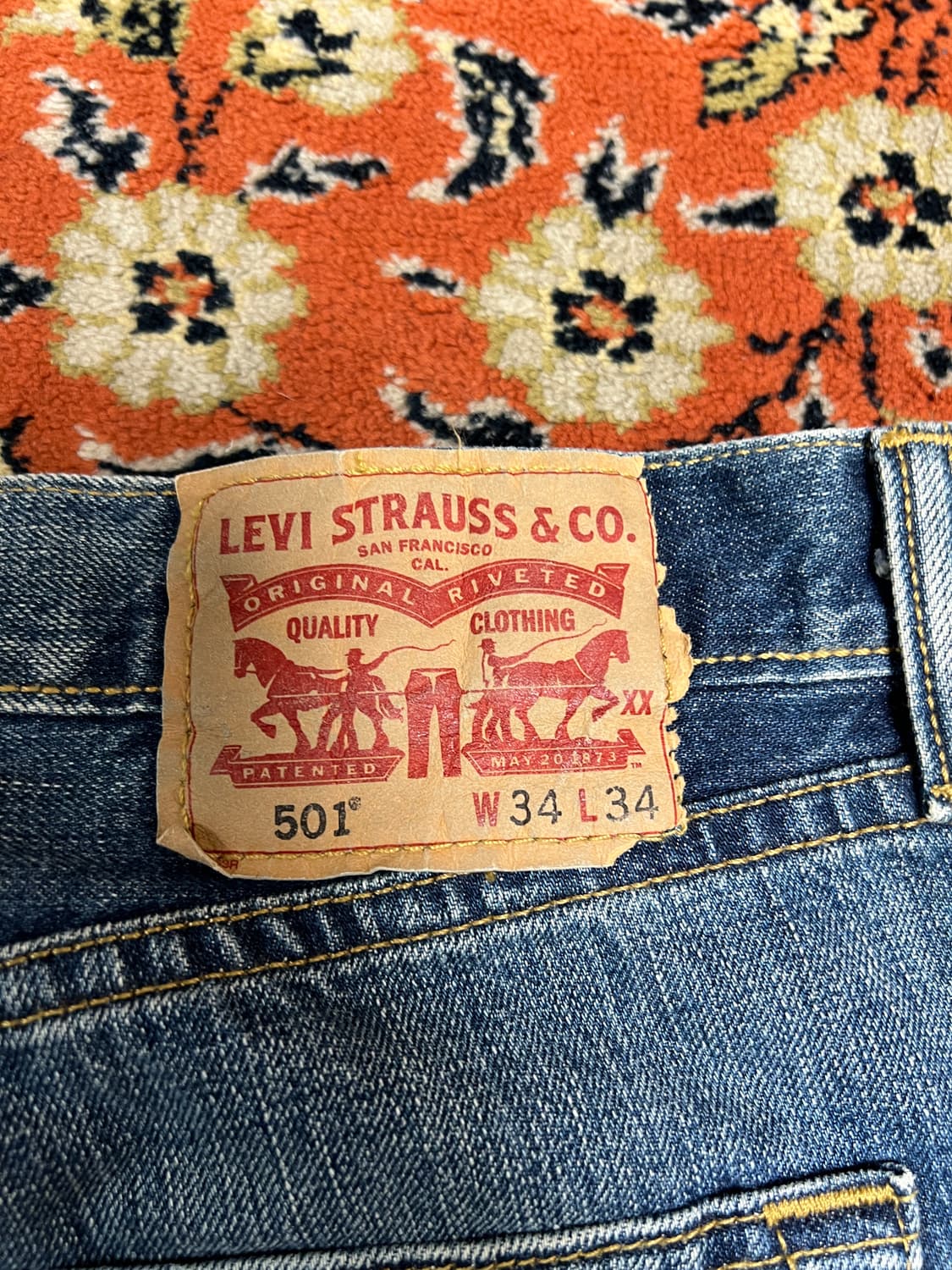 [34] 리바이스 501 빈티지 데님 팬츠 상품이미지4