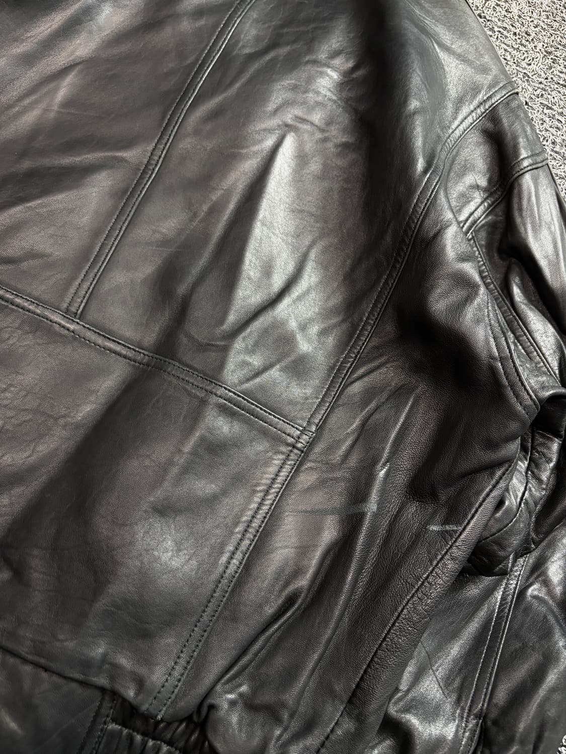 아카이브 빈티지 램스킨 A-2 레더 무스탕 자켓 2104 상품이미지5