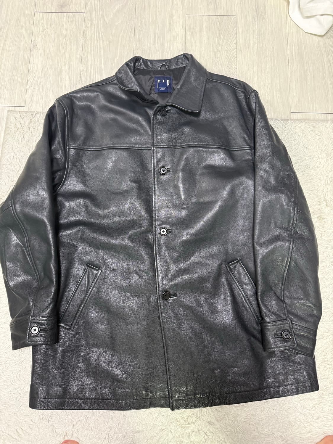 (XL) gap 올드갭 레더 카코트 코트 상품이미지1