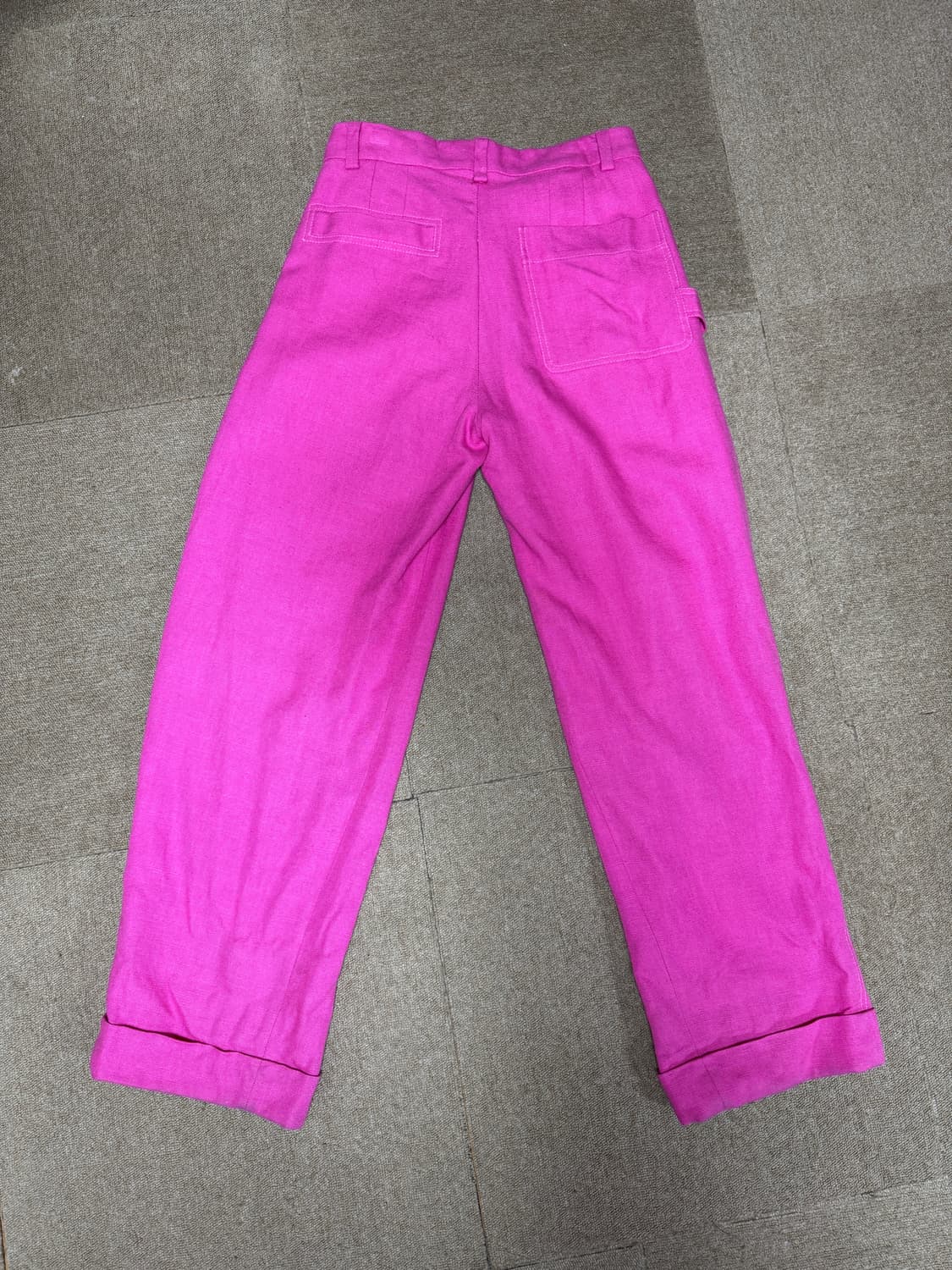 자크뮈스 핫핑크 와이드팬츠 팝니다 상품이미지3