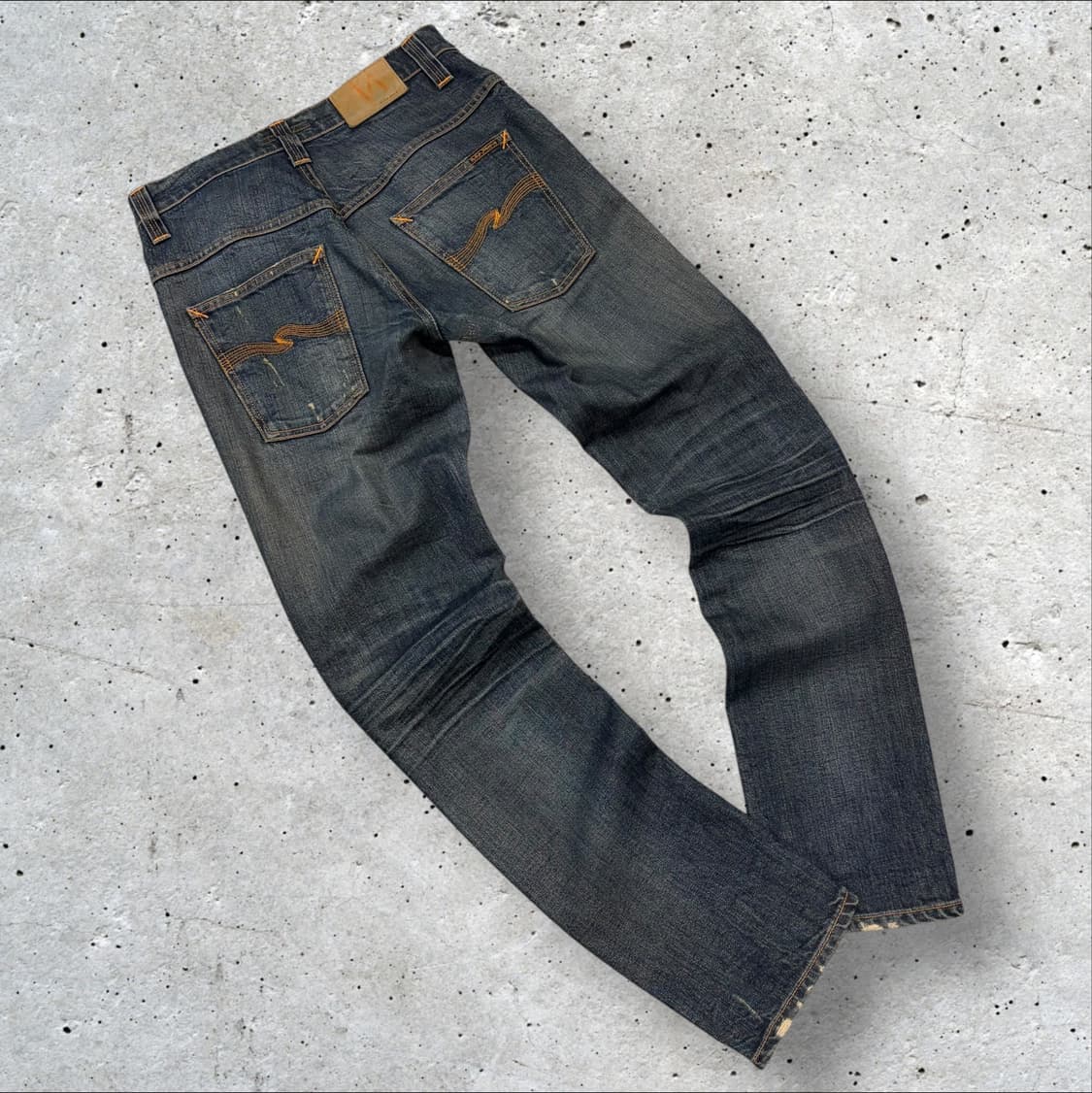 [31x32] 누디진 데미지 디테일 데님 팬츠 청바지 C893 상품이미지1