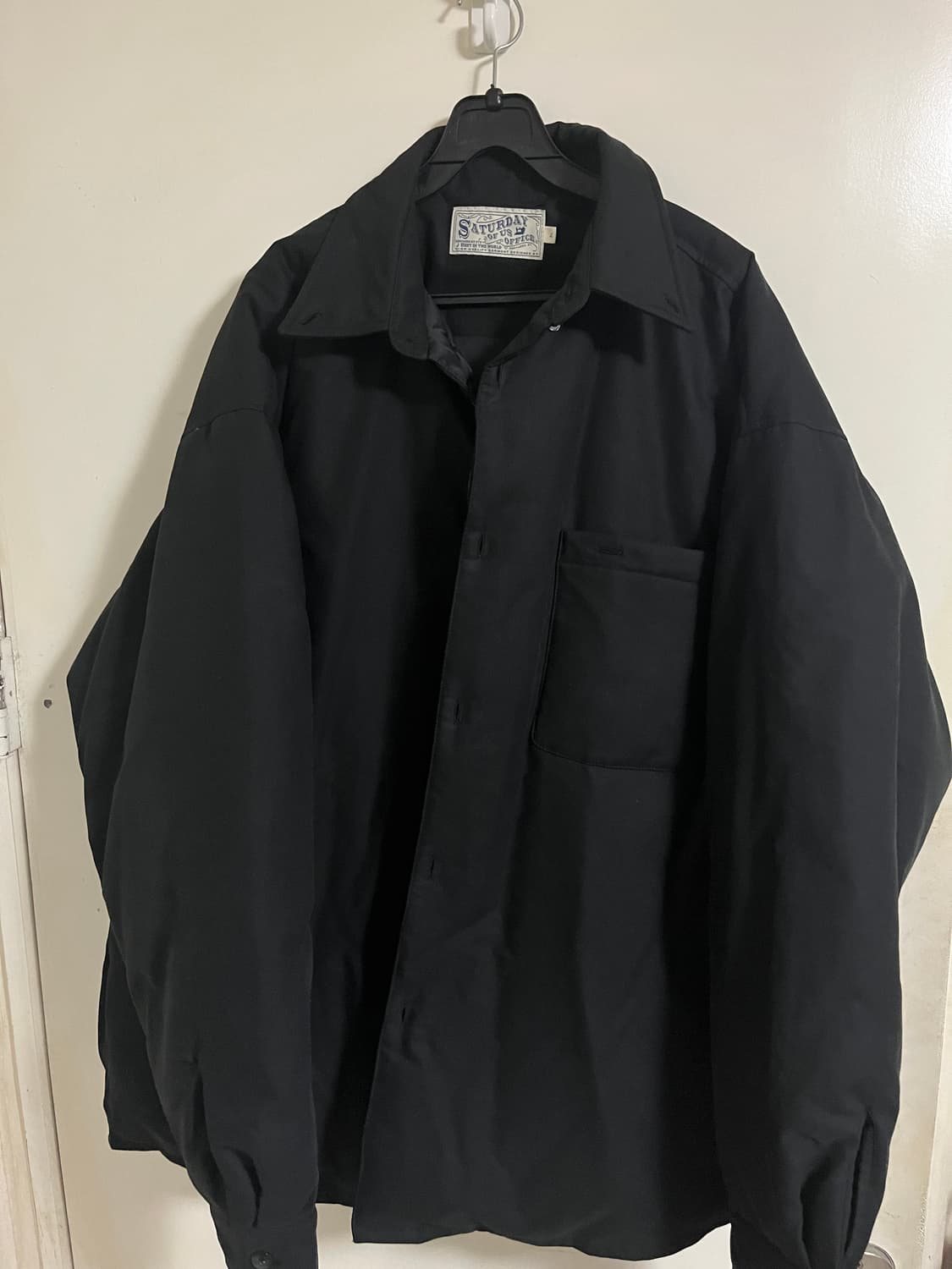 stu 패디드 셔츠 블랙 L 상품이미지1