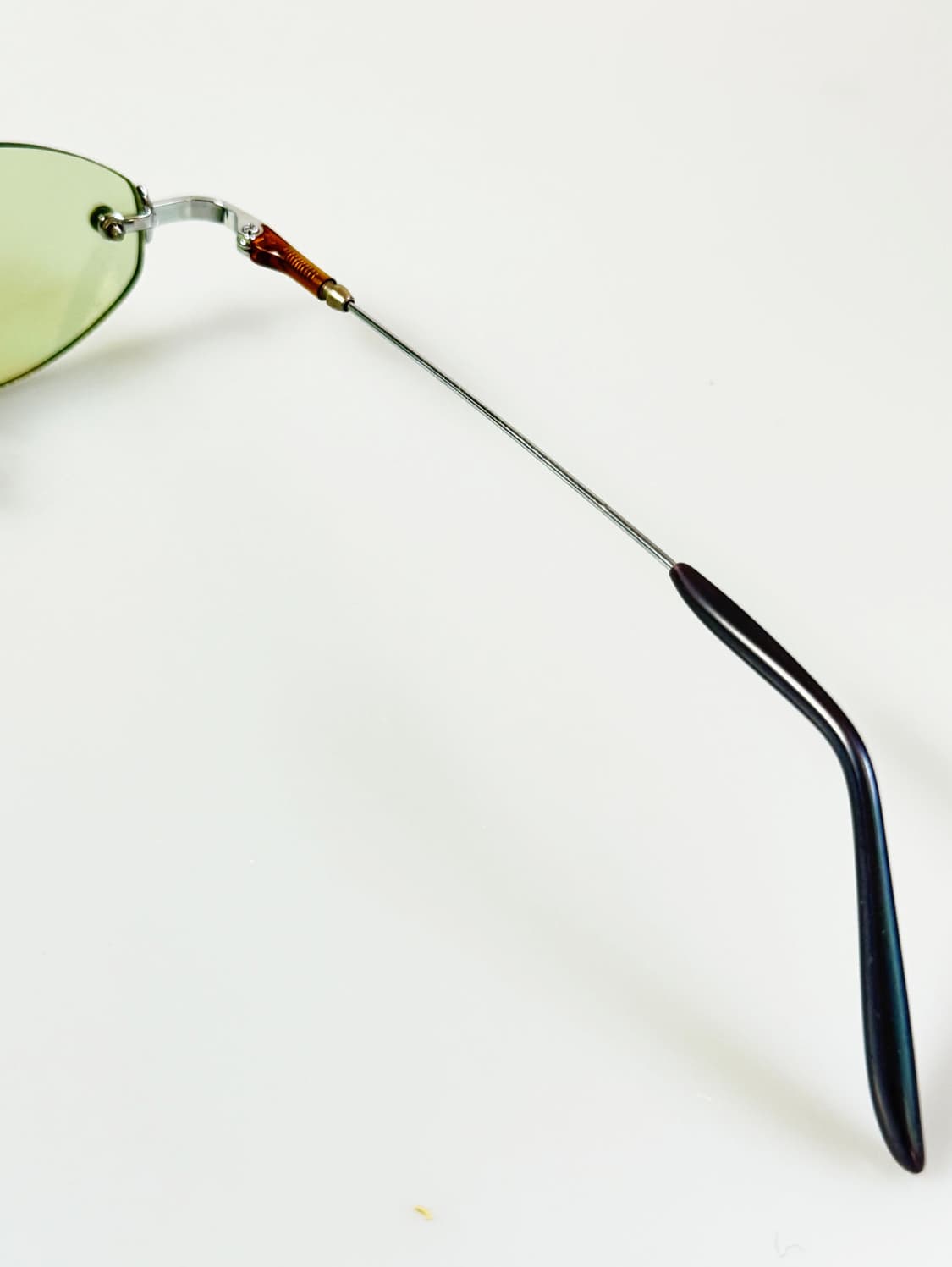 OAK 무테 오벌 메탈 프레임 빈티지 틴트 안경 상품이미지6