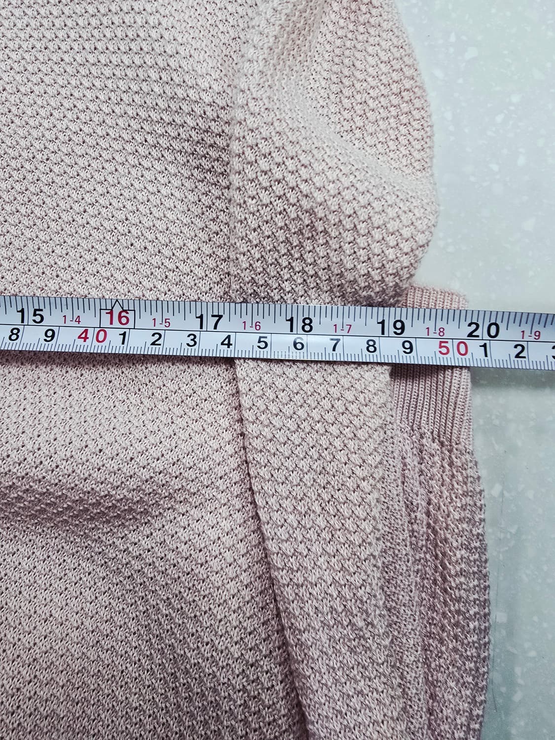 랑방 핑크색 니트 실크면혼방 상품이미지7