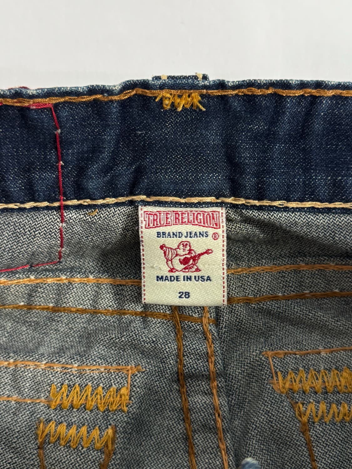 트루릴리젼 부츠컷 진청 데님팬츠 28 상품이미지5