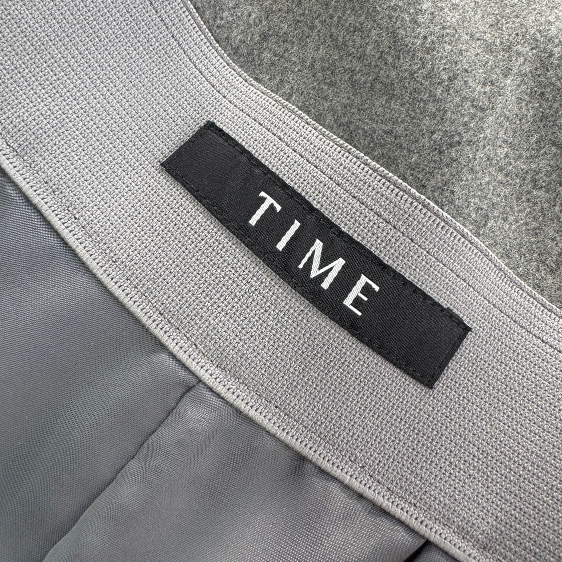 타임 23 백 밴딩 와이드 울 팬츠 상품이미지2