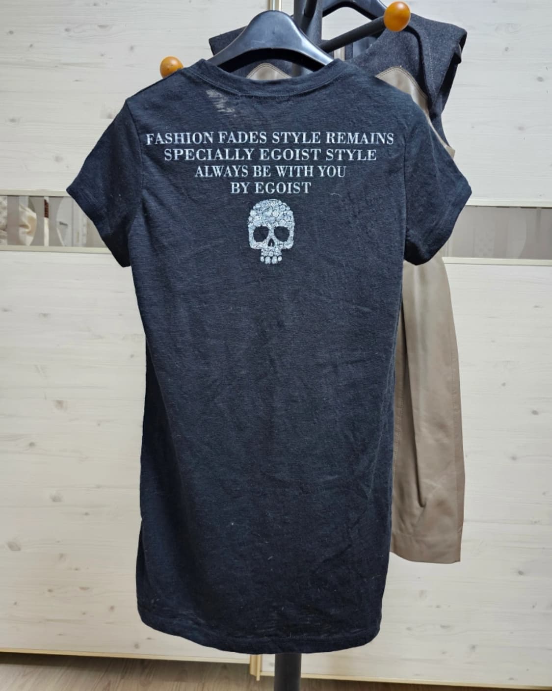 EGOIST 스컬 프린팅 반팔 티셔츠  상품이미지2