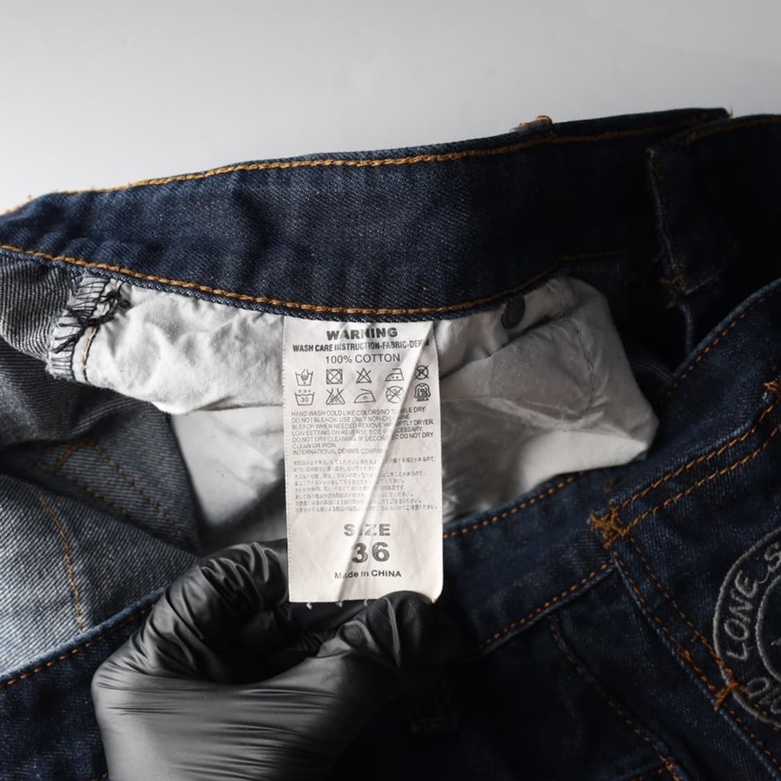 LONESTAR 인디고 생지 데님 팬츠 36 상품이미지7