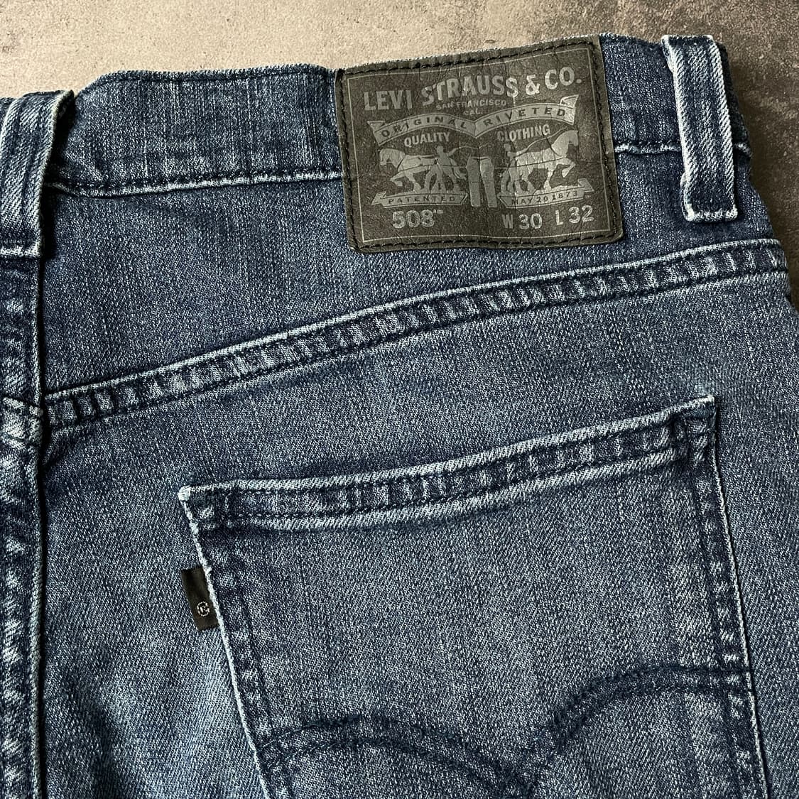 LEVI'S 리바이스508 레귤러 테이퍼드핏 코튼 데님 팬츠 A00601 상품이미지8