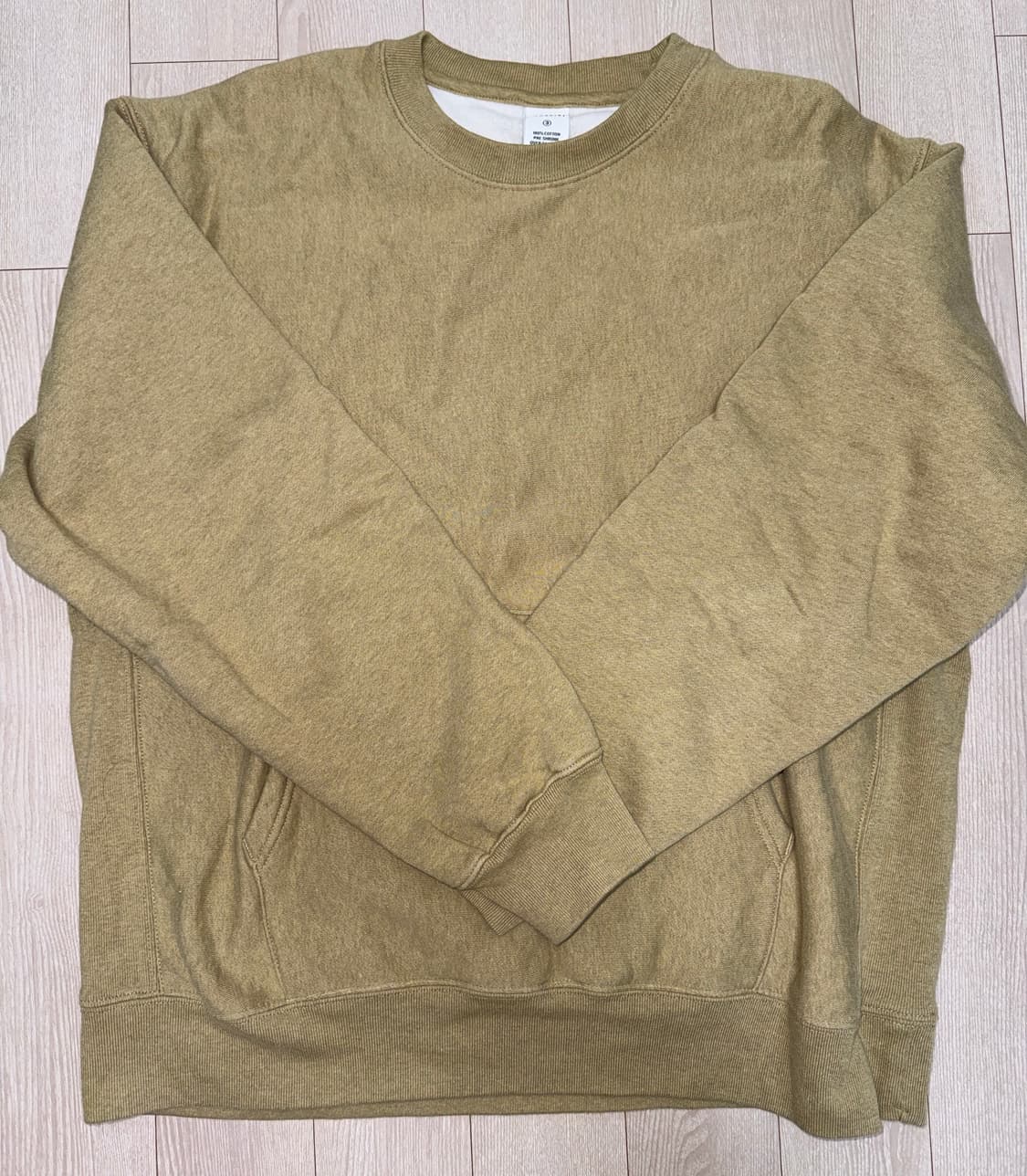 Pocket Crewneck 머스타드 상품이미지1