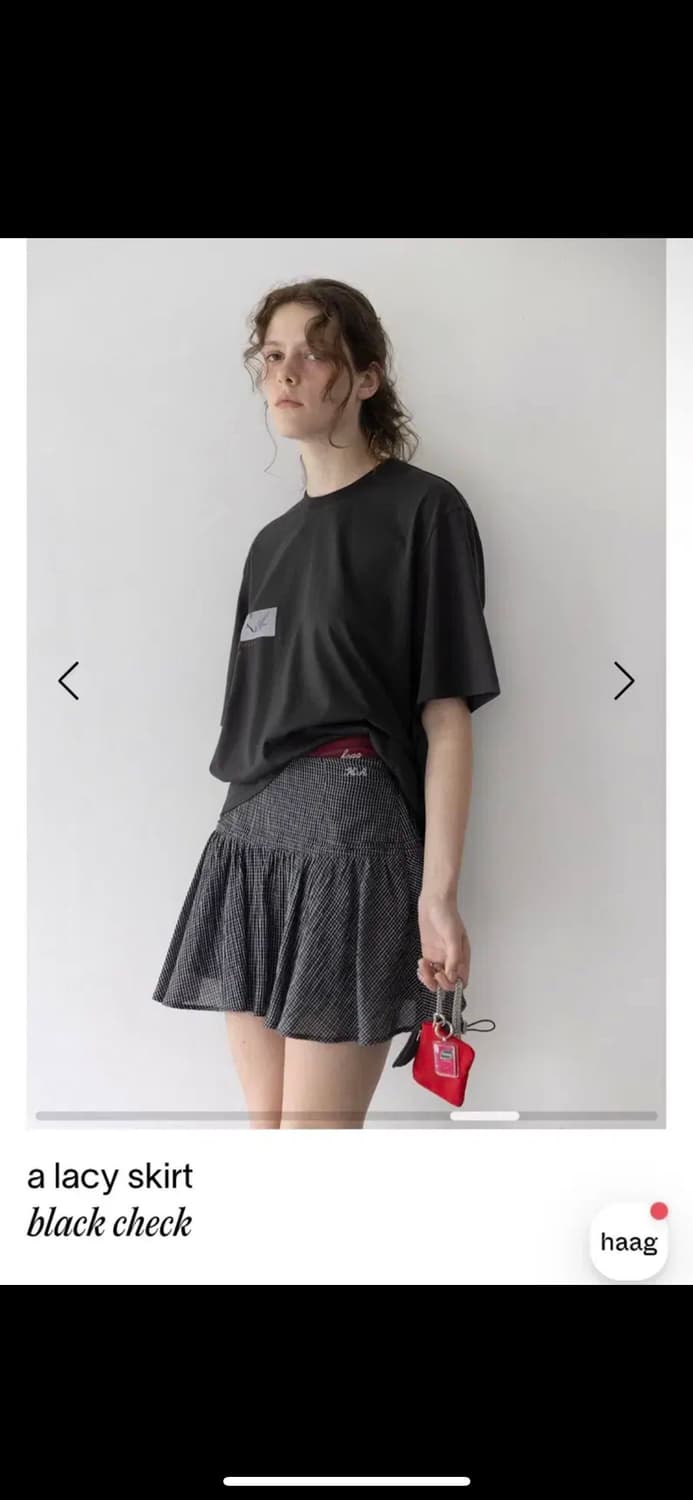 haag 헤이그 lacy skirt 상품이미지2
