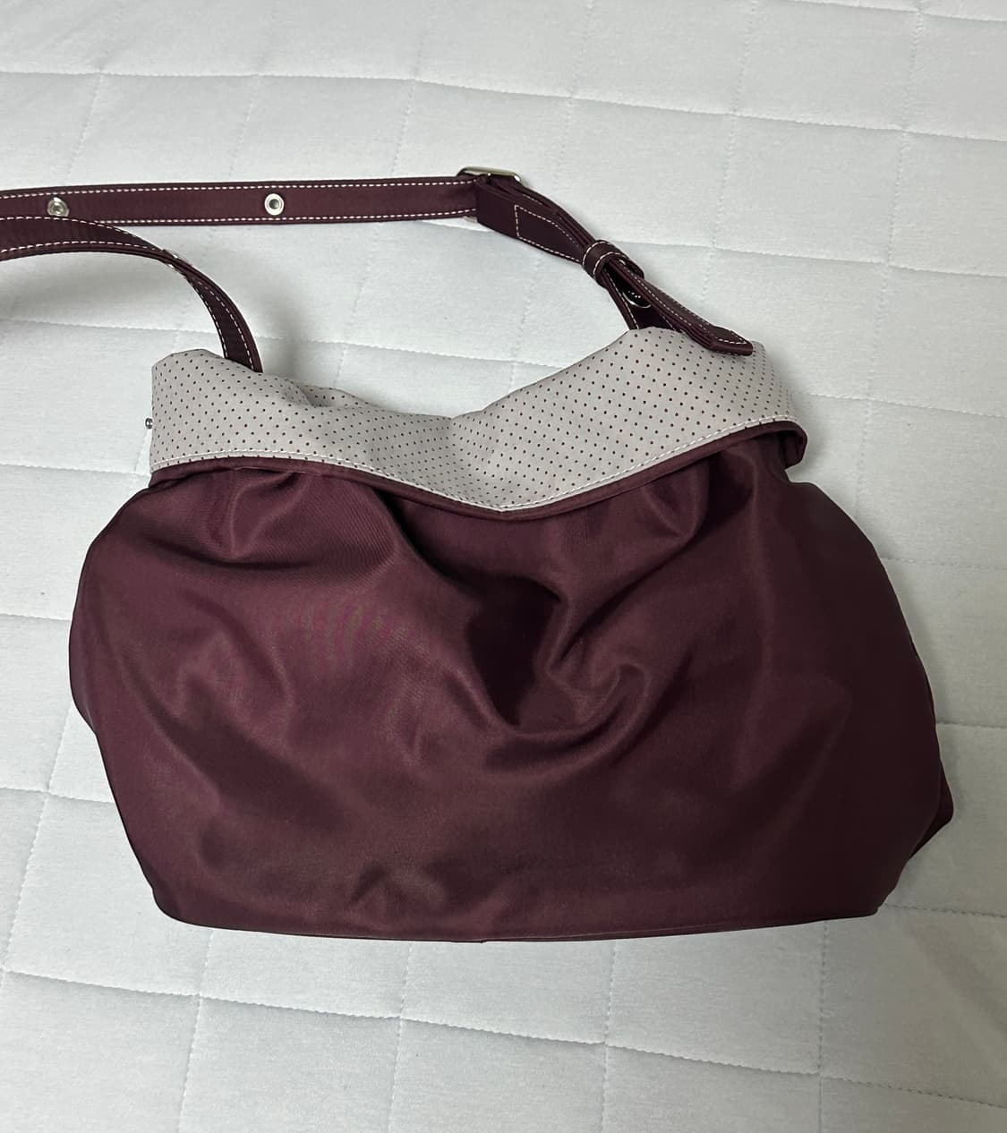 혜키 hyeki 도로백 퍼플색 판매합니다. 상품이미지5