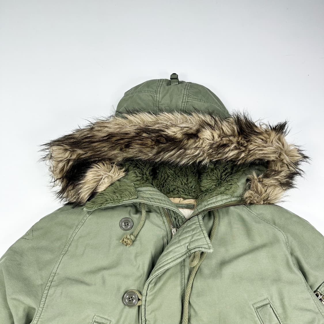 데님앤서플라이 n3b 카키 야상점퍼 (M) 상품이미지1