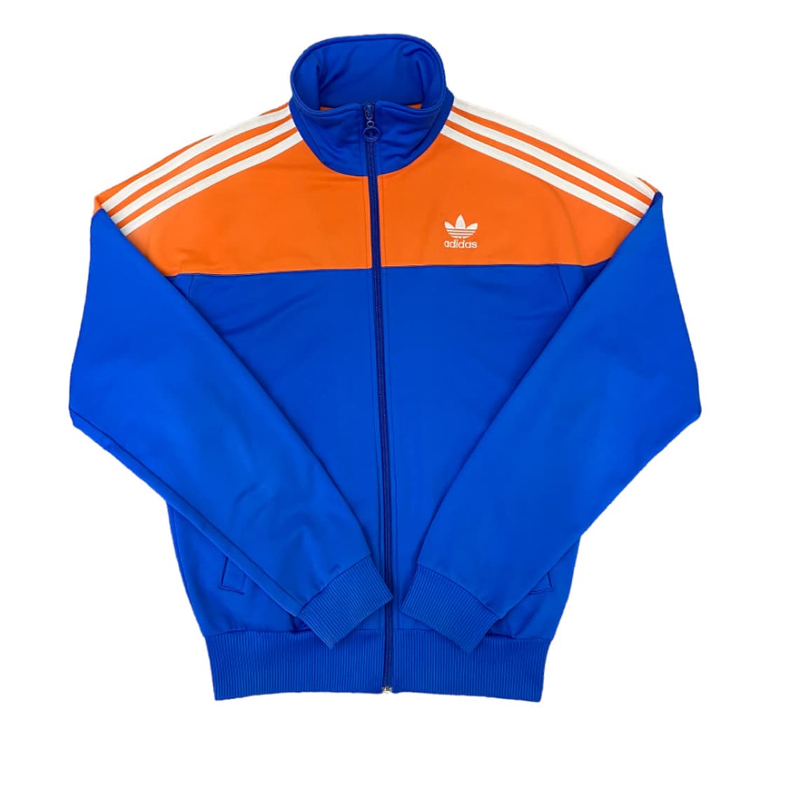 아디다스 뉴욕 오렌지 배색 스카이 블루 트랙탑 M 상품이미지2