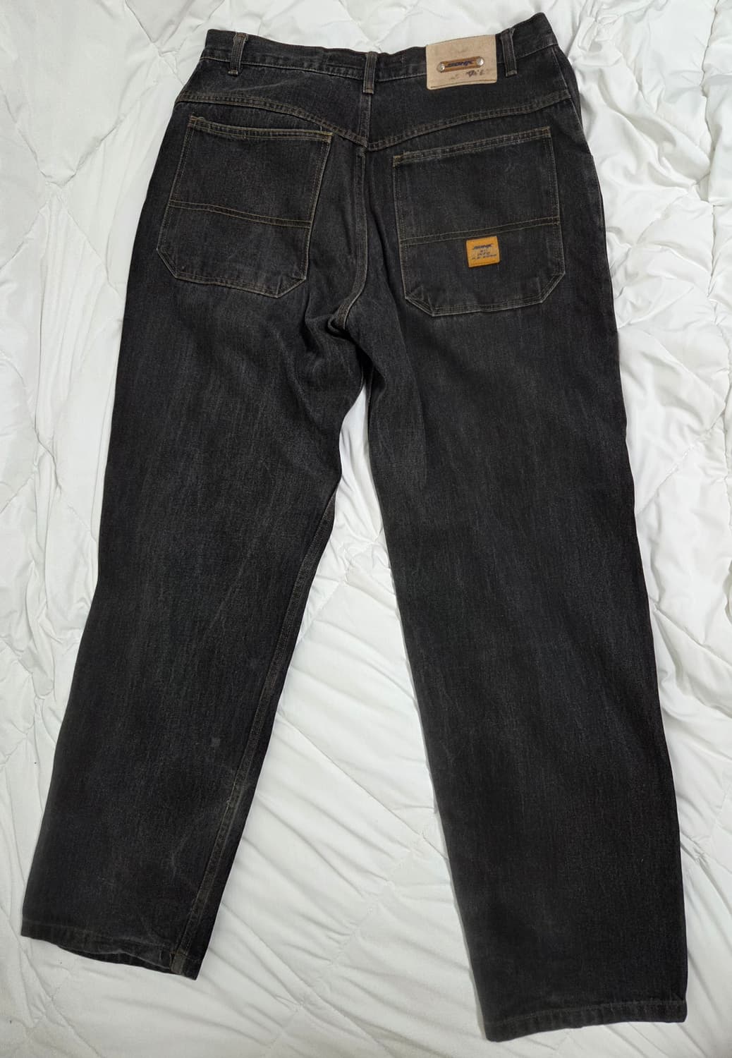 스쿨오브하드낙  흑청 데님팬츠 (34사이즈) 상품이미지2