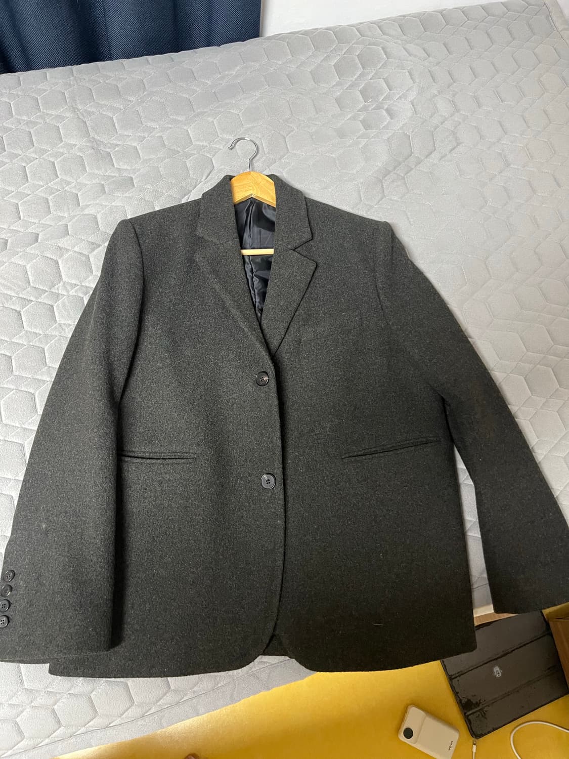 [3] 라벨아카이브 헤비 울 자켓 차콜 브라운 상품이미지2