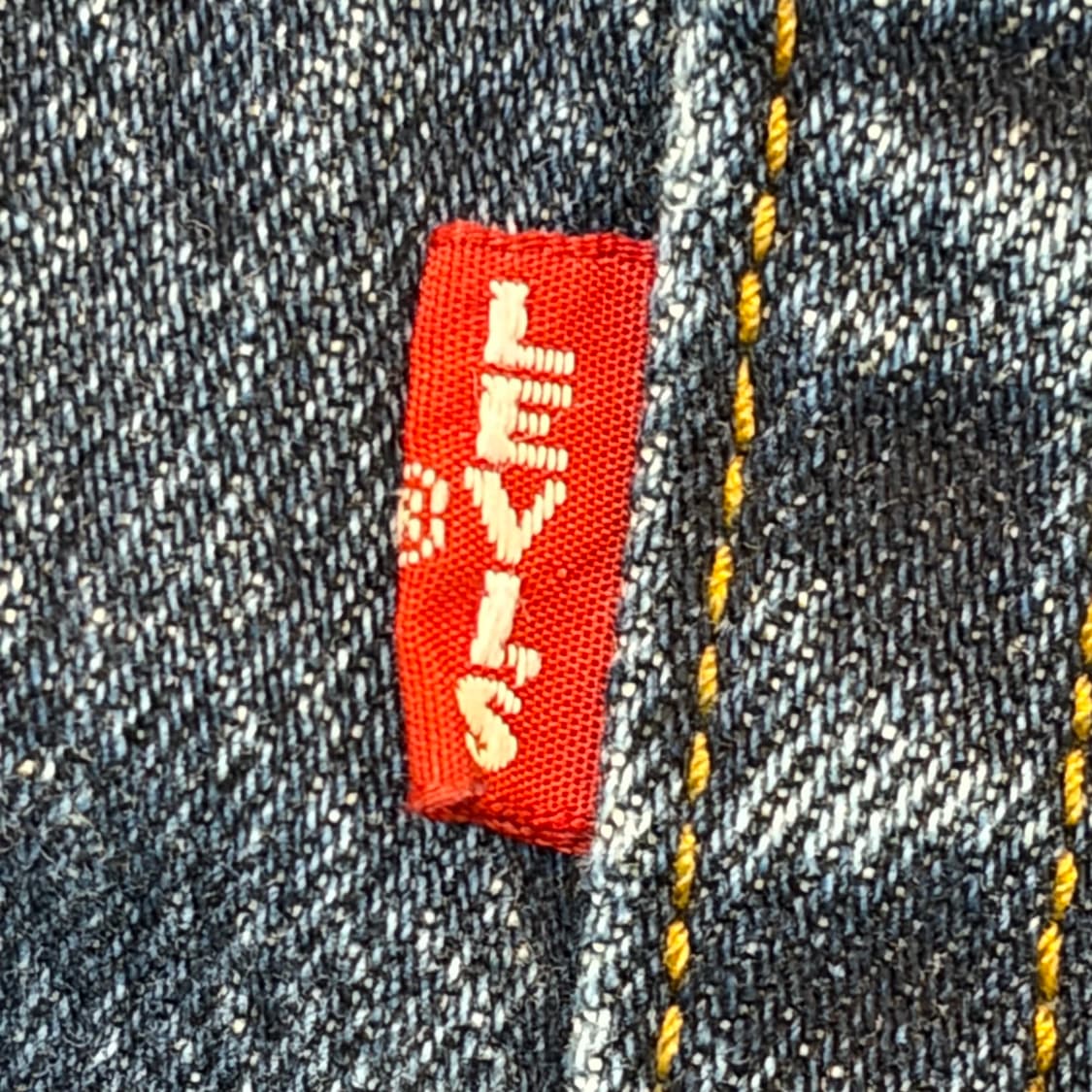 USA 빈티지 리바이스 빅E 웻지스트레이트 여성 청바지 상품이미지10