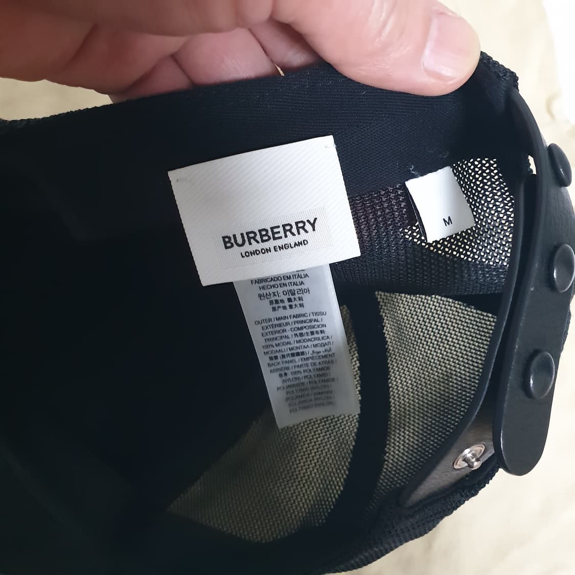 버버리 메쉬 캡 모자  상품이미지5