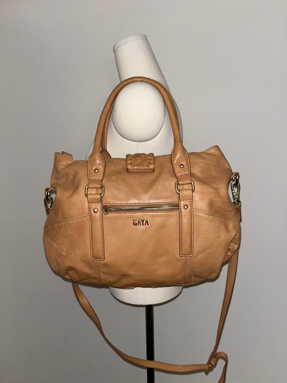  📦GAYA beige brown shoulder bag  상품이미지5