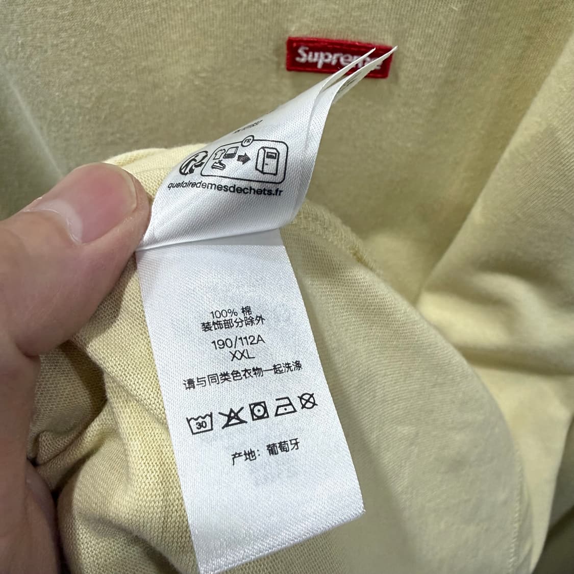 2XL 슈프림 Supreme 미니 박스 로고 롱슬리브 긴팔 티셔츠 상품이미지5