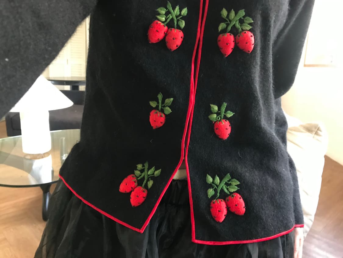 vintage patter cardigan 상품이미지4