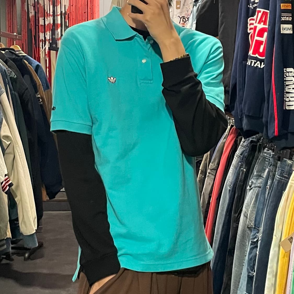 [IM] adidas 아디다스 민트 카라 반팔 상품이미지5