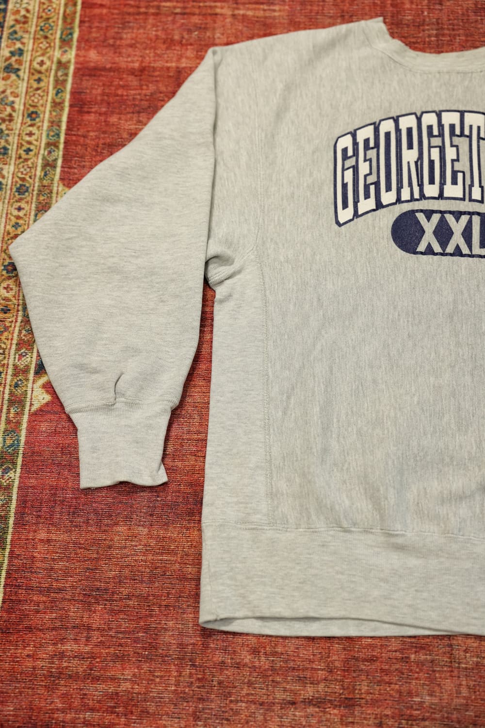 90s 빈티지 챔피온 조지타운대학 리버스위브 스웻 판매 상품이미지6