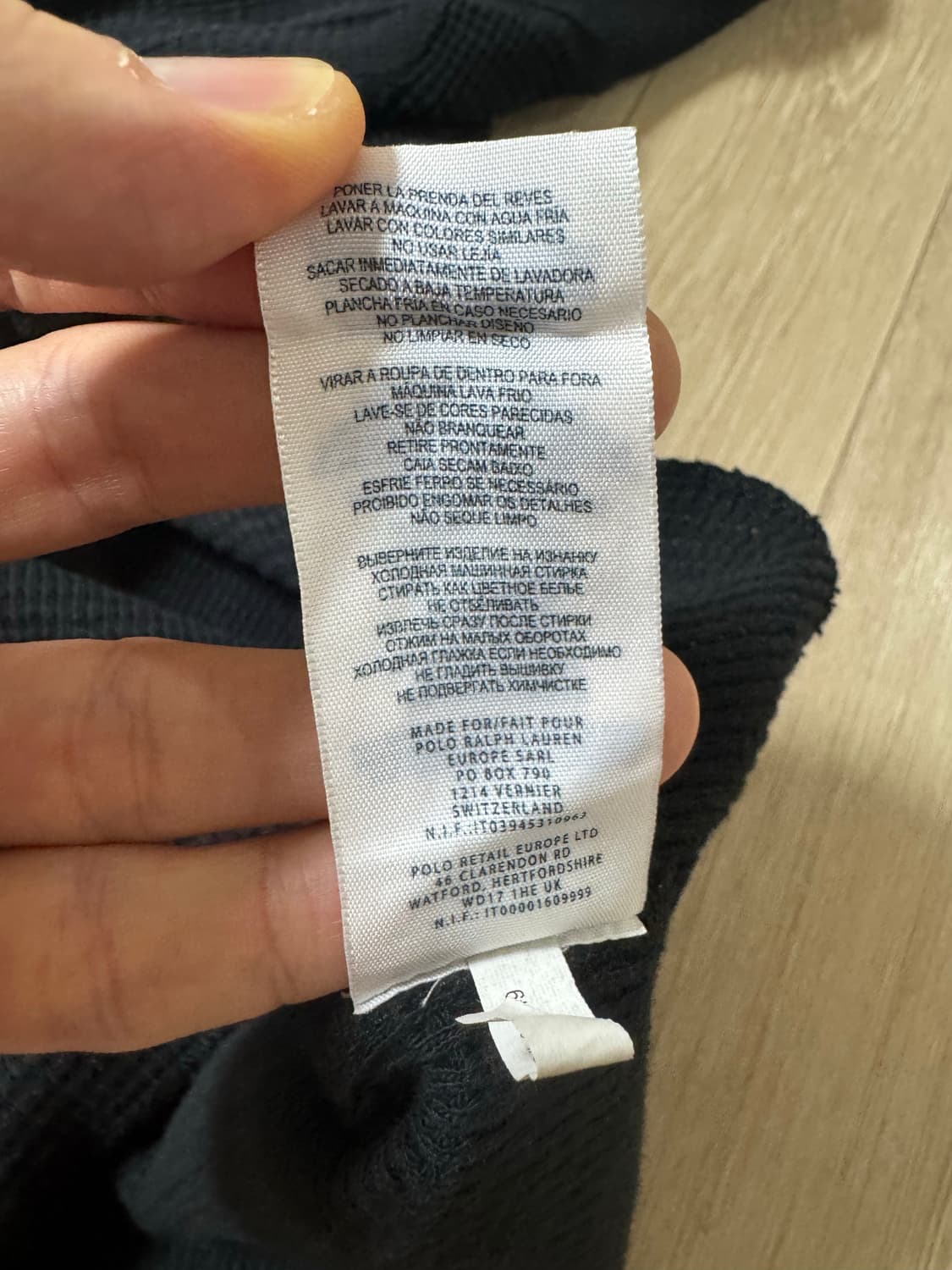 RRL 더블알엘 와플 롱슬리브 블랙 XL 상품이미지6