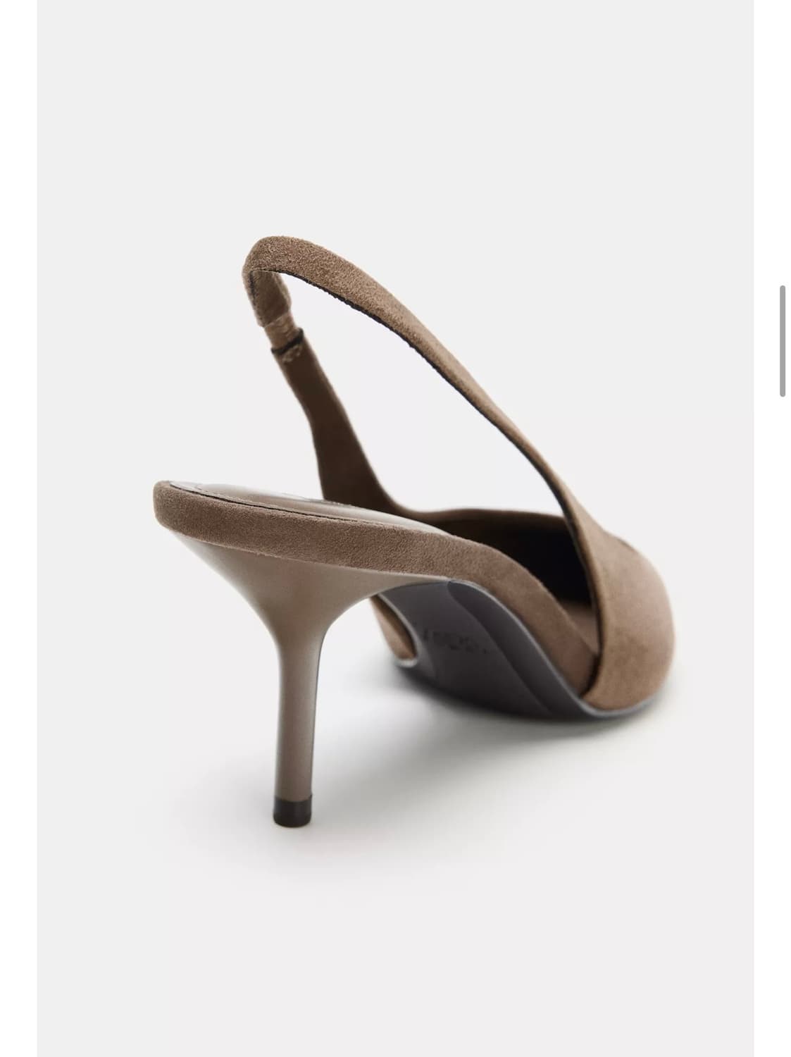 자라 슬링백 스웨이드 힐 상품이미지3