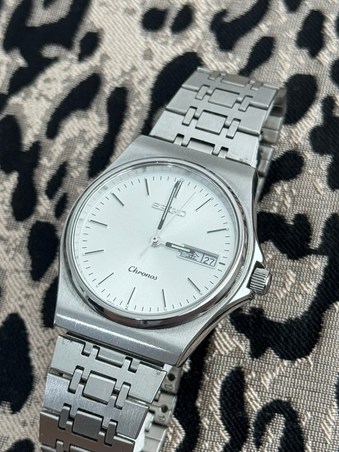 80s 빈티지 세이코 크로노스 쿼츠 상품이미지2