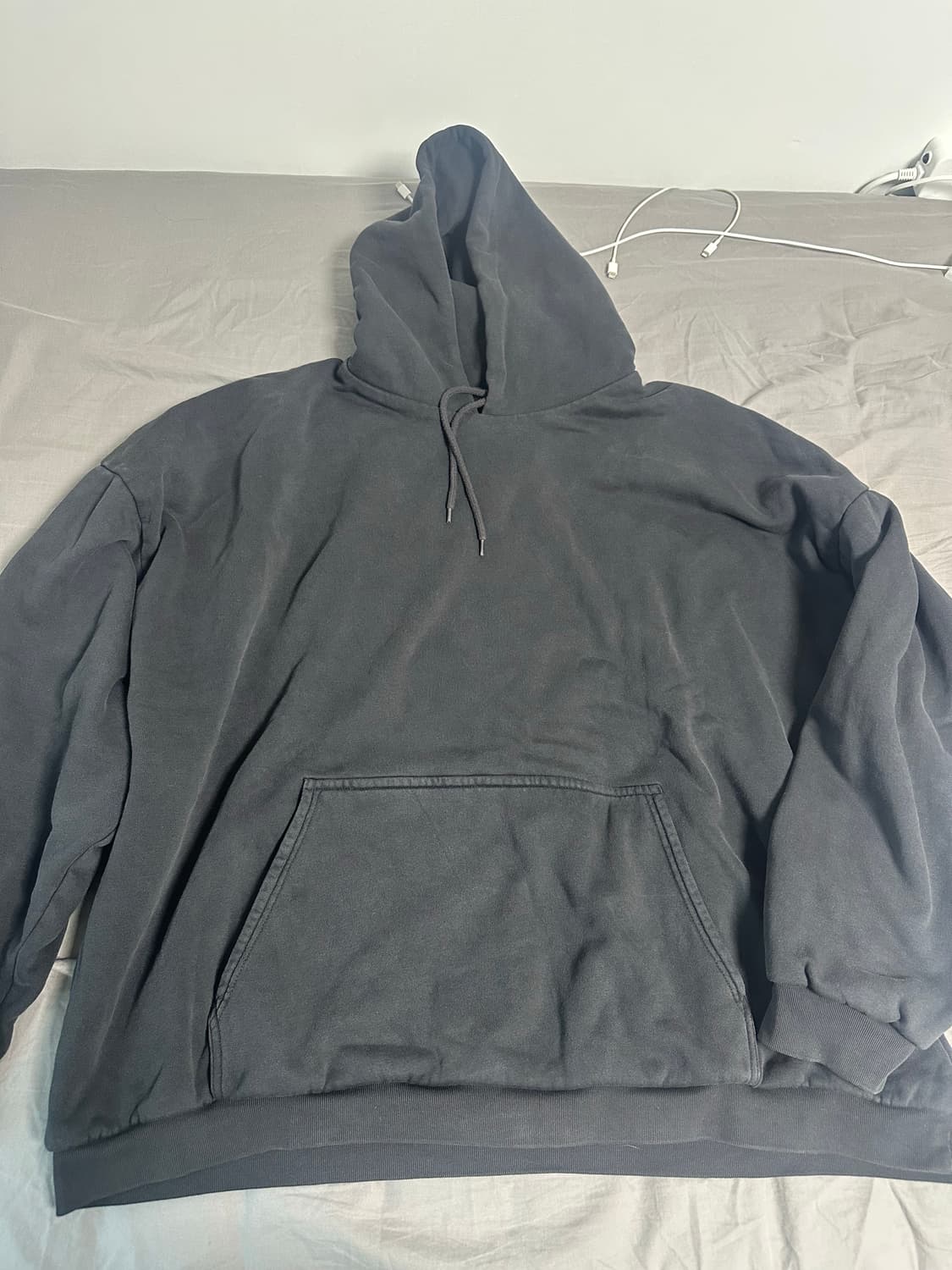 (xl) 이지갭 풀오버 후드 블랙 상품이미지1