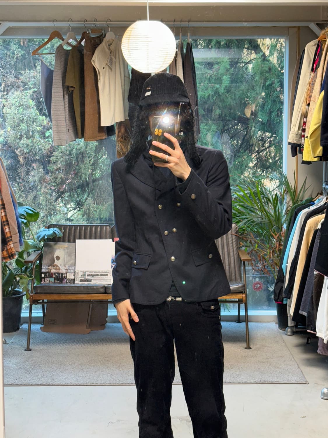 Delmod 더블 브레스트 자켓 상품이미지3