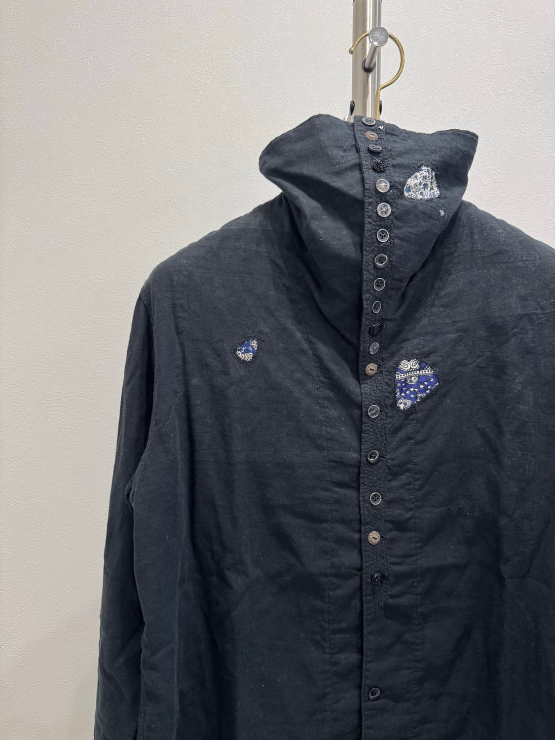 캐피탈 1of1 컨트리 패치워크 하이넥 셔츠 상품이미지3