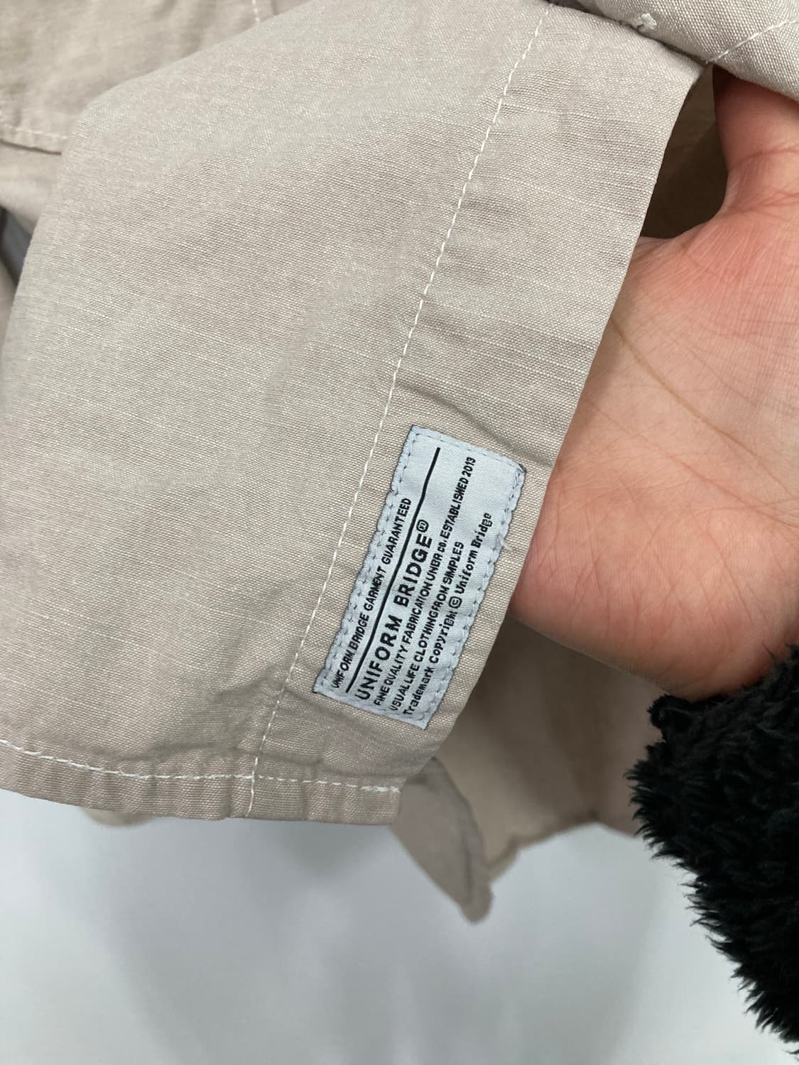 Unform bridge 언발란스 포켓 셔츠 상품이미지5