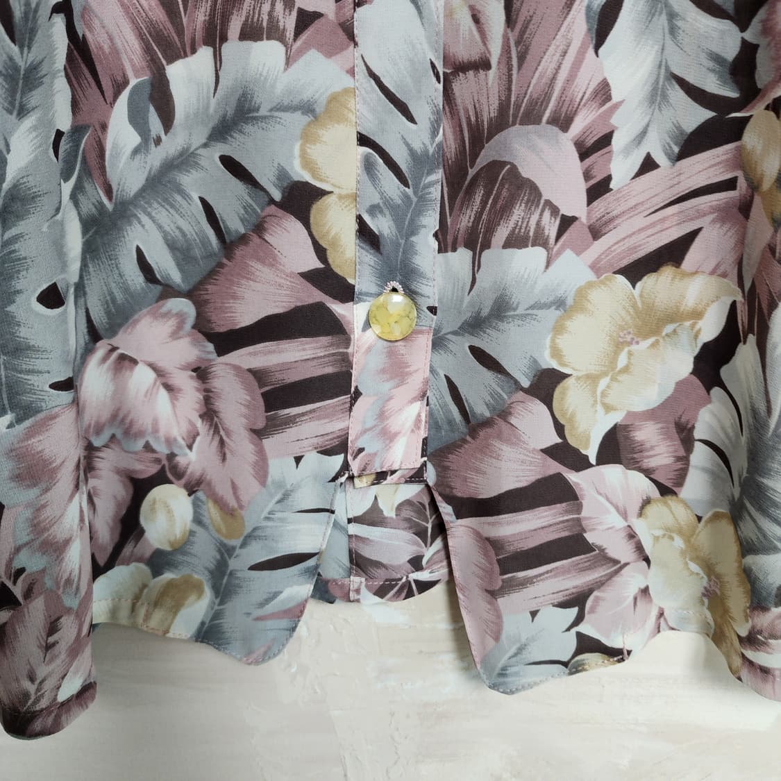 플라워 롱 블라우스 상품이미지4