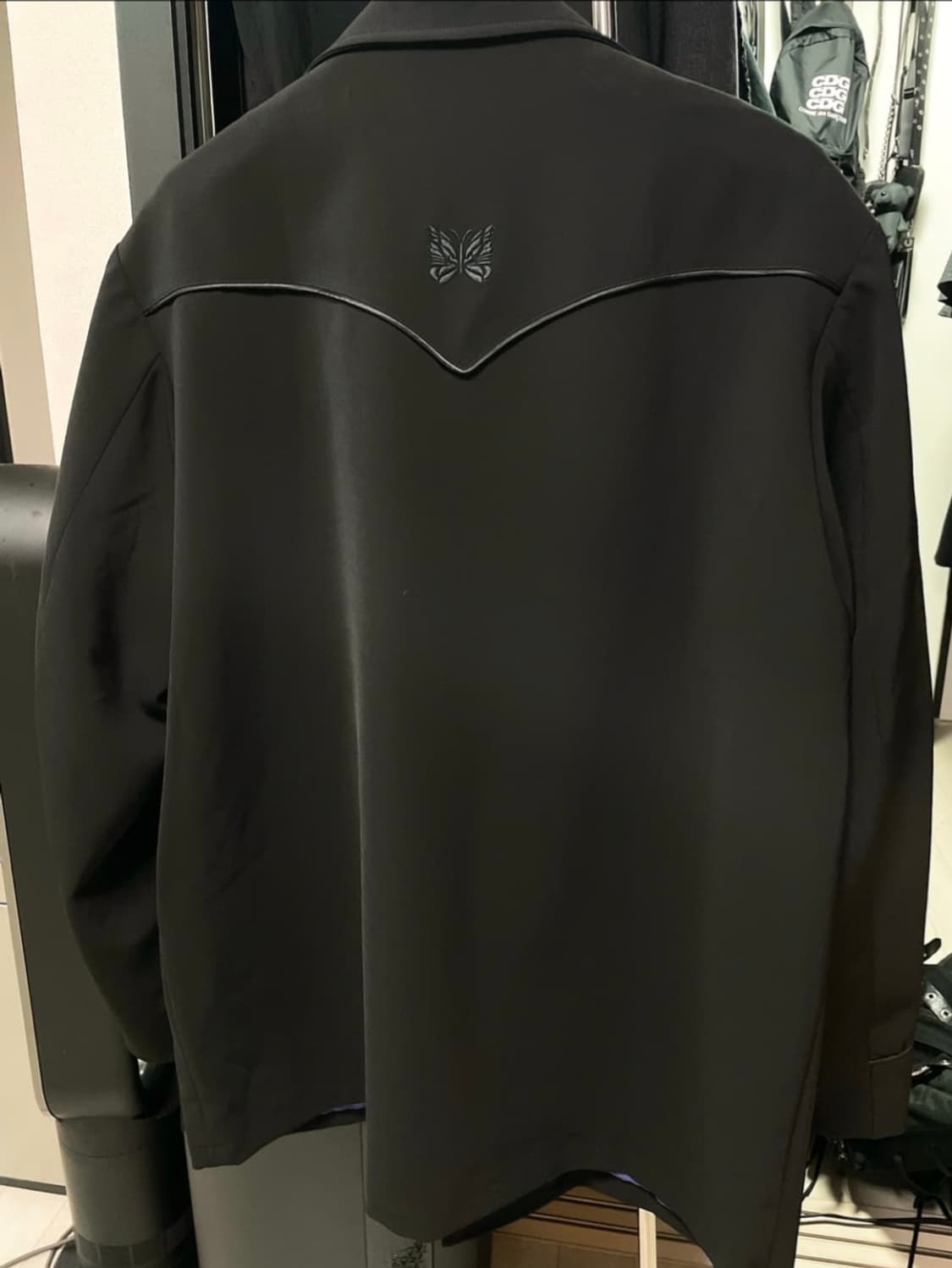 니들스(needles) 웨스턴 레더 자켓 (OT135) BK / XL 상품이미지2