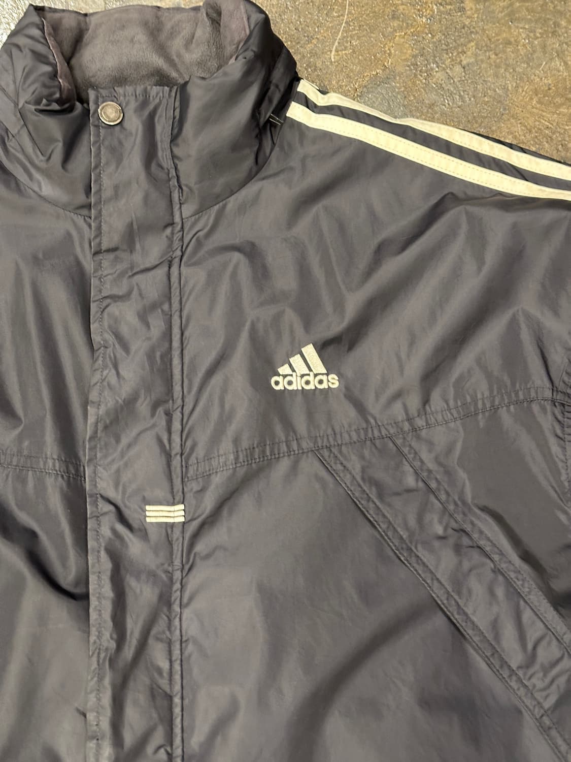 00s 아디다스 블랙 패딩자켓 XL 상품이미지3