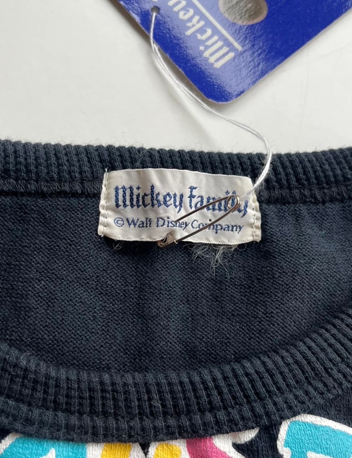 빈티지 디즈니 미니마우스 라운드 셔츠 (새제품) 상품이미지3