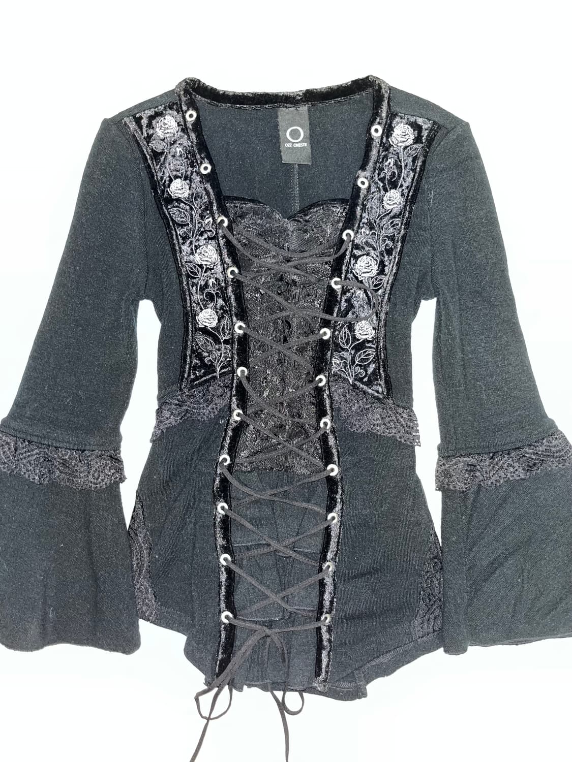 Ozz Oneste) gothic rose eyelet knit 상품이미지1