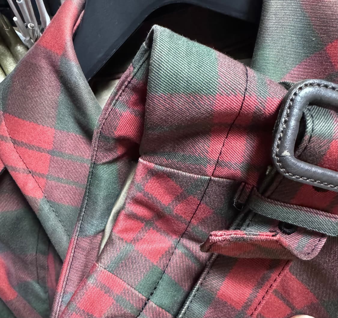 꼼데가르송 체크자켓 상품이미지5