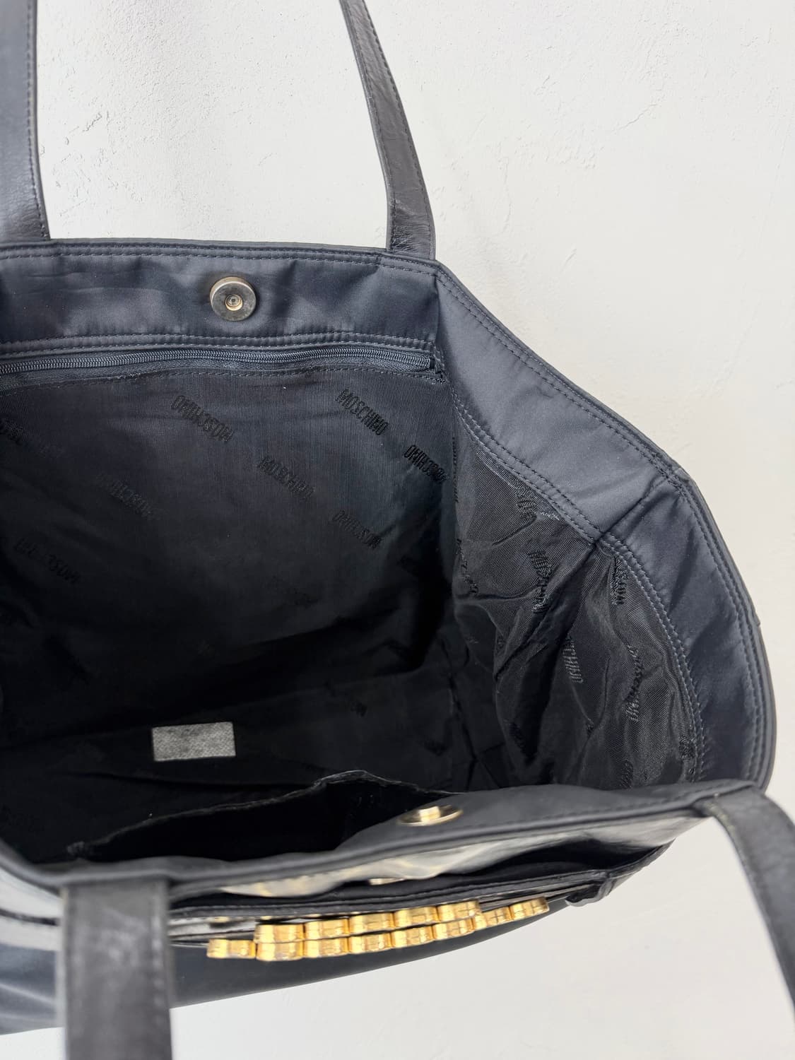 모스키노 레더+나일론 숄더백 상품이미지3