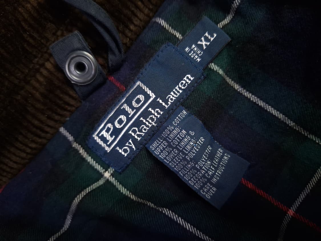 오리지날 랄프로렌폴로 타탄체크 왁스 자켓 상품이미지7
