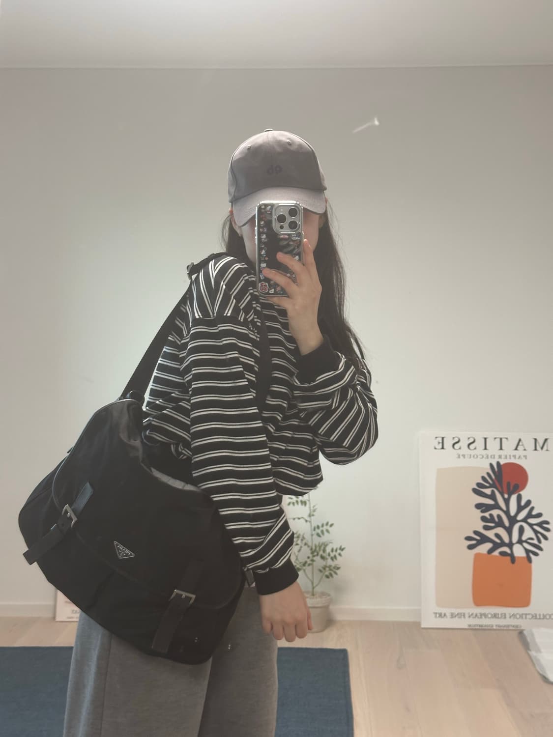 프라다 메신저백 나일론 포코노 테수토 숄더백 상품이미지6