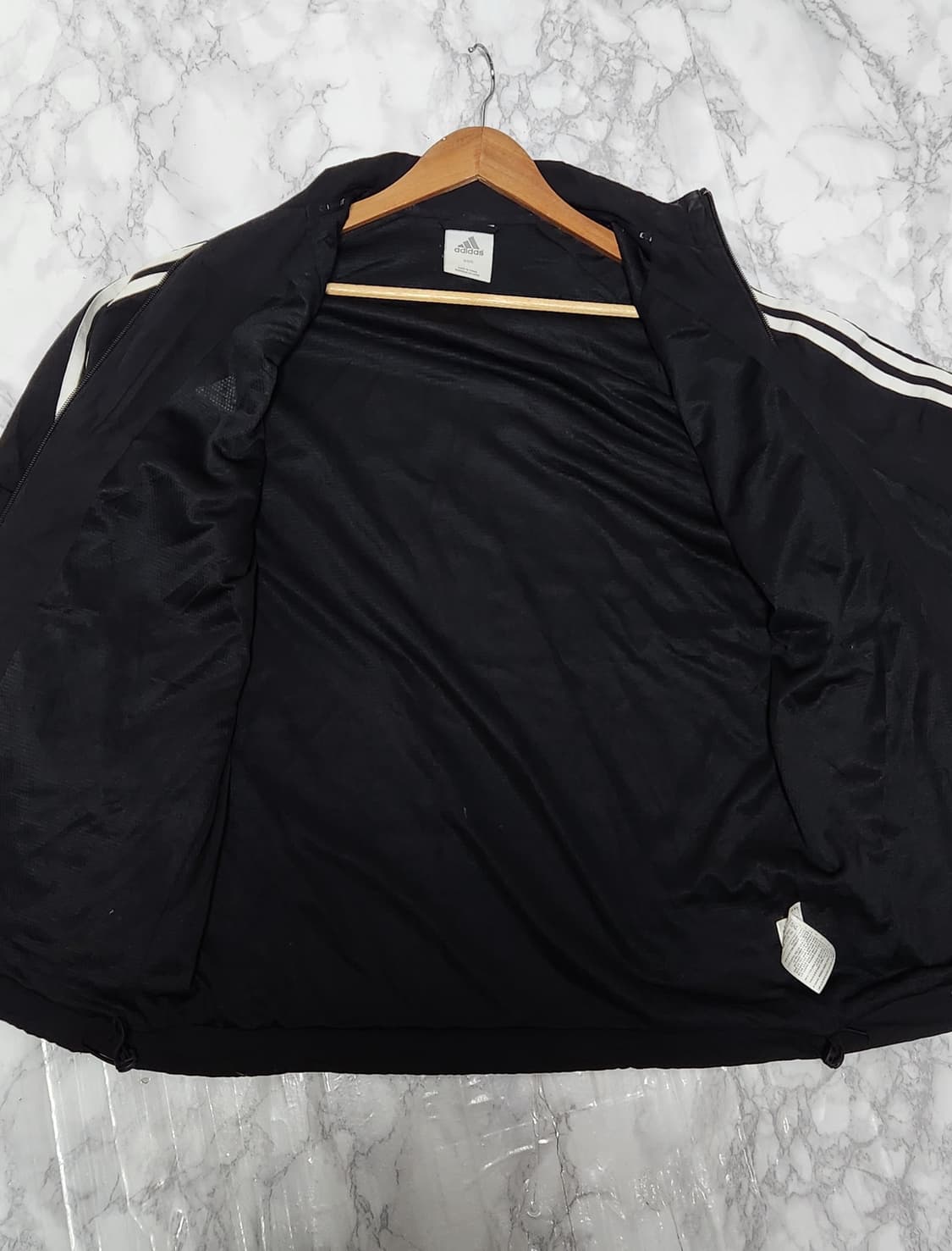 아디다스 삼선 블랙 바람막이 자켓 상품이미지4